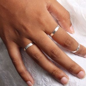 catbird Tomboy Ring, Silver, size 7